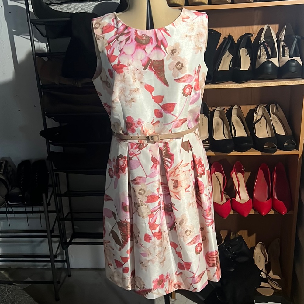 Floral tea dress